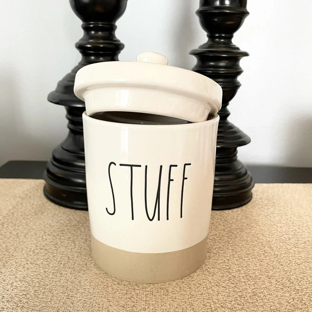 🆕Rae Dunn Ceramic Set- RINSE/STUFF - Picture 2 of 4